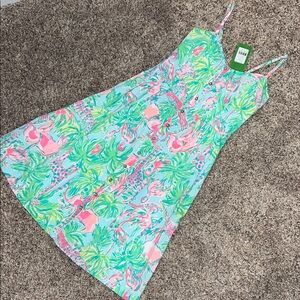 Lilly Pulitzer Easton Dress in Seasalt Blue